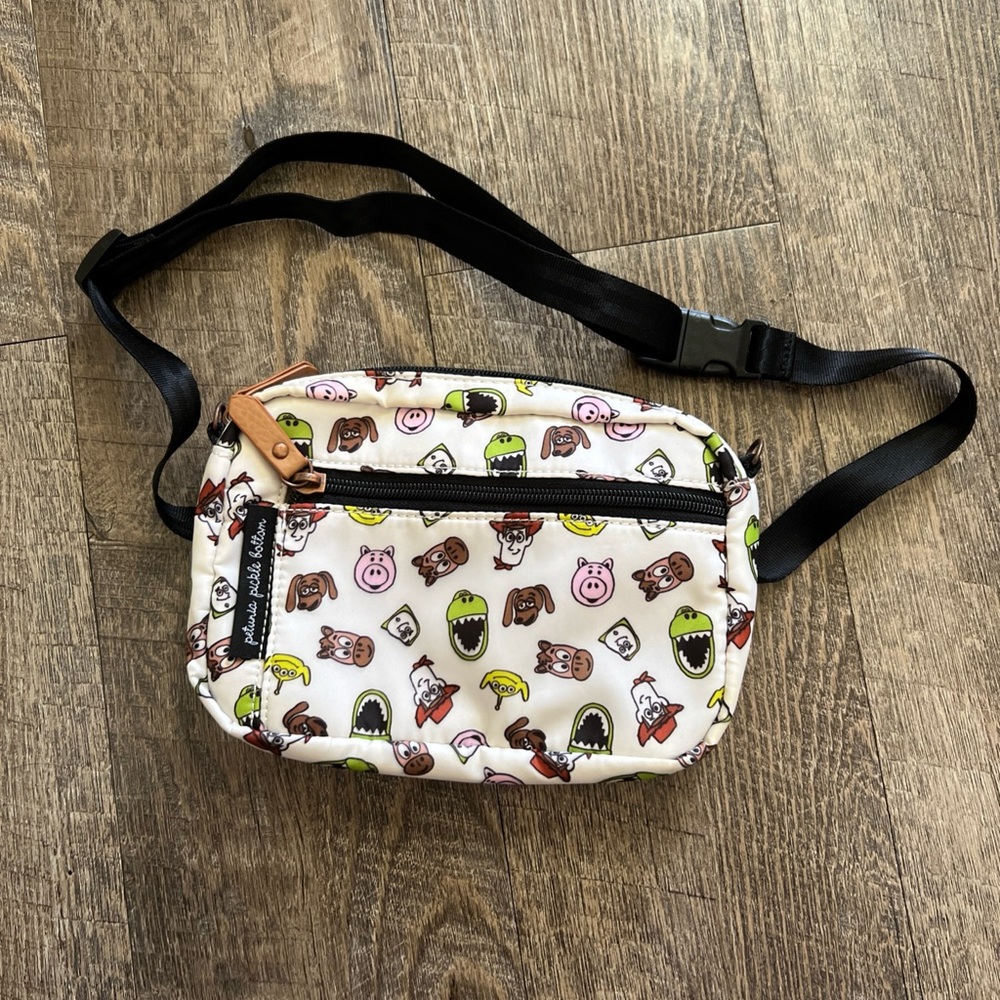 Petunia Pickle Bottom x Toy Story Cream and Black Belt Bag